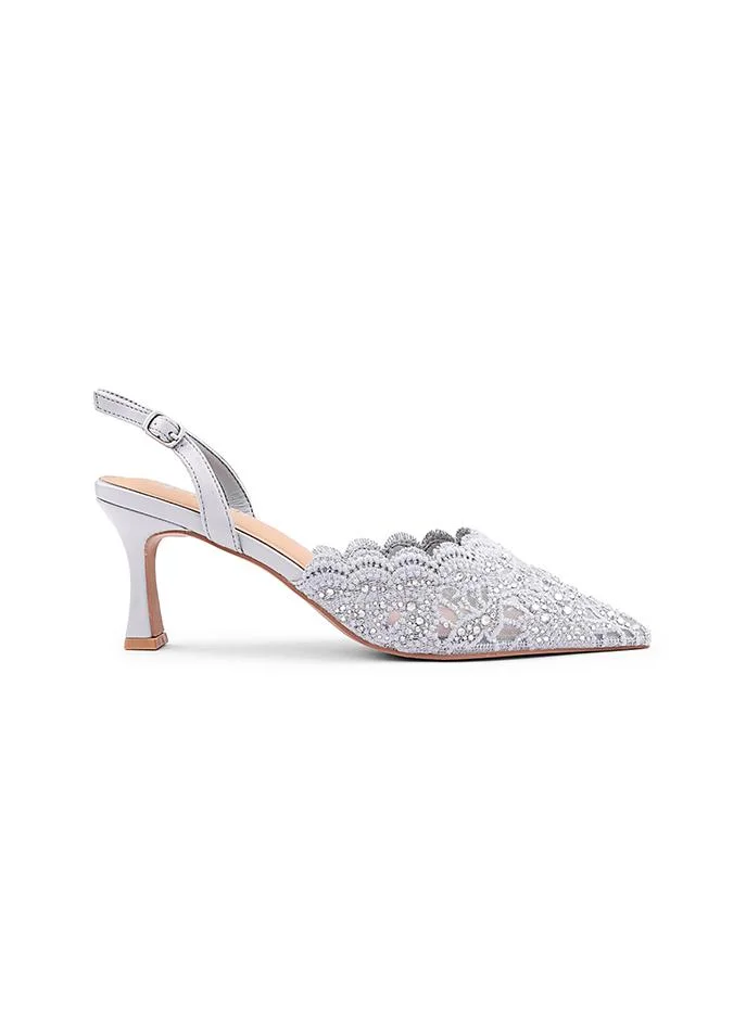 كابلي Women Pointed Toe Slingback Heels